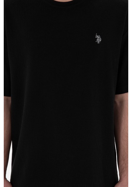 Erkek Siyah Tişört 50308448-VR046