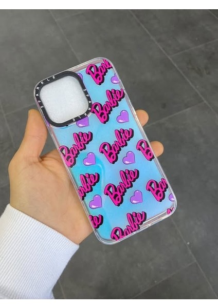 Apple iPhone 11 Sparkle Şeffaf Barbi Figürlü Telefon Kılıfı