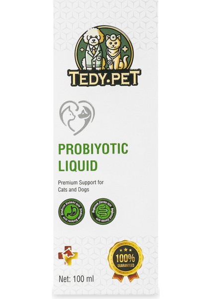 Tedypet Probiyotik – Kedi & Köpekler Için Sıvı Probiyotik Desteği