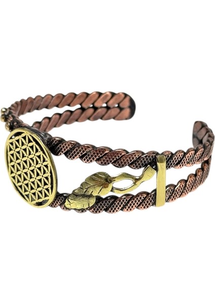 Yaşam Çiçeği Bakır Bileklik modelleri