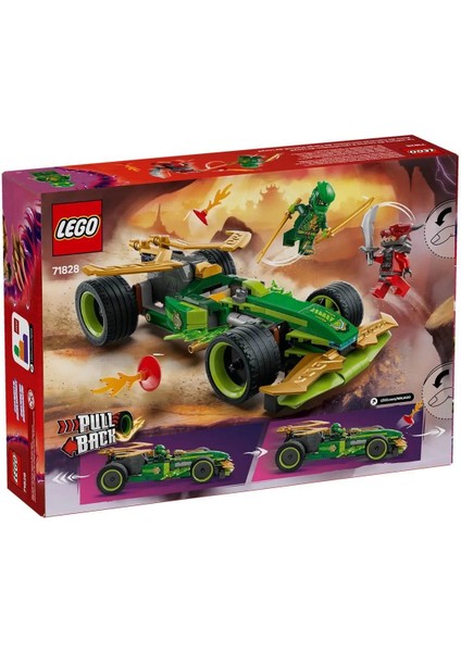 71828 LEGO Ninjago Lloyd Çek-Bırak Yarış Arabası 181 Parça +7 Yaş indirimleri