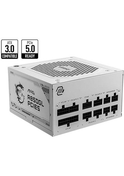 Msı 850W 80+ Gold A850GL Pcıe 5.0 Tam Modüler Power Supply Beyaz fiyatları