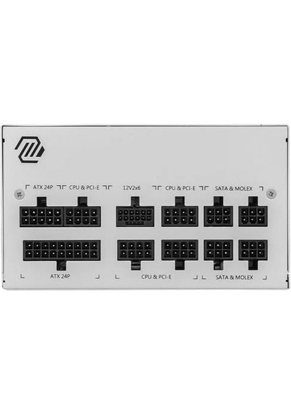 Msı 850W 80+ Gold A850GL Pcıe 5.0 Tam Modüler Power Supply Beyaz modelleri