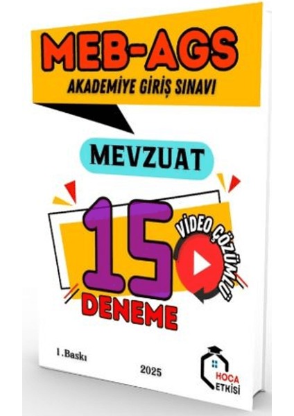 Meb / Ags Mevzuat 15 Deneme Çözümlü - Recep Özceylan