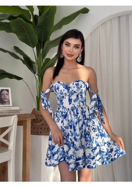 Orew Omuz Bağlamalı Elbise