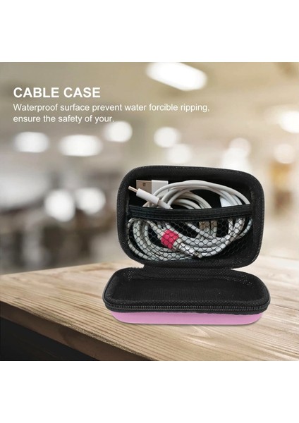 Mini Seyahat Organizer - Aksesuar Çantası - Kulaklık Çantası - Şarj Kablo Organizeri - Mini Kablo Çantası - Şarj Aleti Kabı