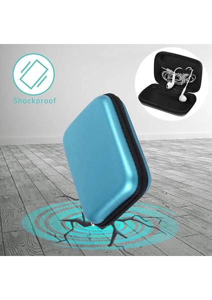 Mini Seyahat Organizer - Aksesuar Çantası - Kulaklık Çantası - Şarj Kablo Organizeri - Mini Kablo Çantası - Şarj Aleti Kabı