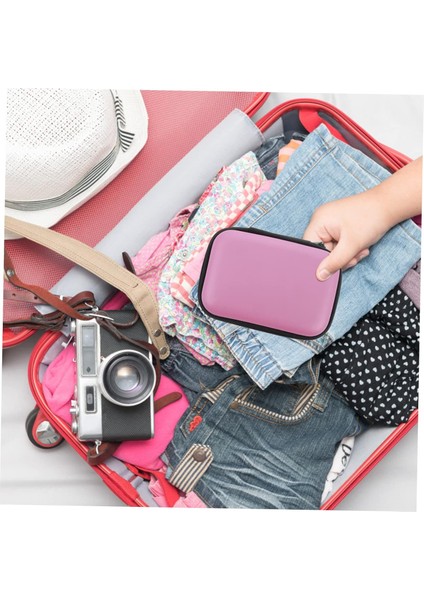 Mini Seyahat Organizer - Aksesuar Çantası - Kulaklık Çantası - Şarj Kablo Organizeri - Mini Kablo Çantası - Şarj Aleti Kabı fırsatları