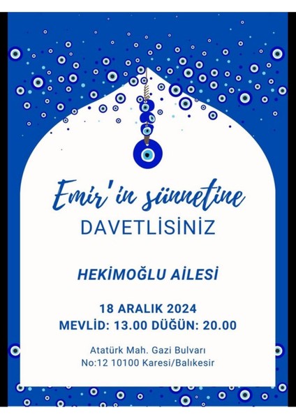 Düğün Davetiyesi , Nişan Davetiyesi , Kına Davetiyesi 50 Adet