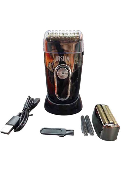 Insua HK-3300 Salon Gırgır Eleklı Sıfırlama Tıraş Makinesi Berber( Yedek Bıçak Elek )
