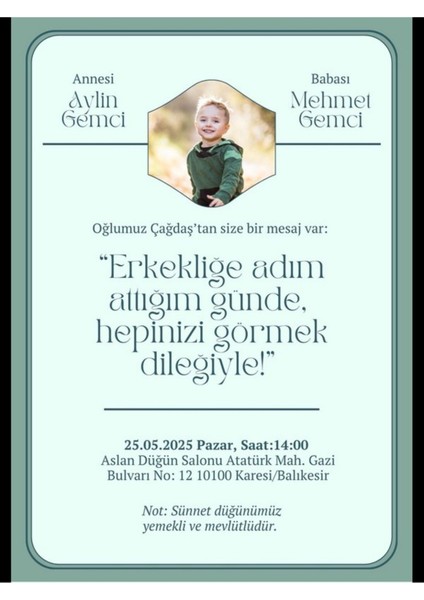 Düğün Davetiyesi , Nişan Davetiyesi , Kına Davetiyesi 50 Adet