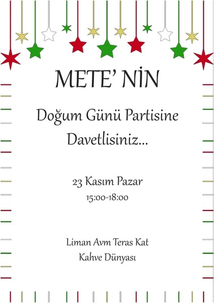 Davetiye , Düğün Davetiyesi , Nişan Davetiyesi (50 Adet)( Baskı Dahil Değildir )