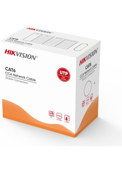 DS-1LN6U-W/CCA305 M Cat6 Utp Network Cable (CCA,0.565 Mm)