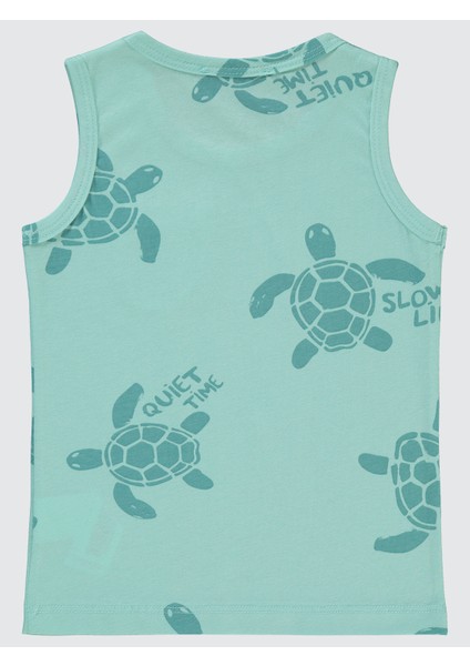 Erkek Çocuk Tişört 2-5 Yaş Turkuaz fiyatları