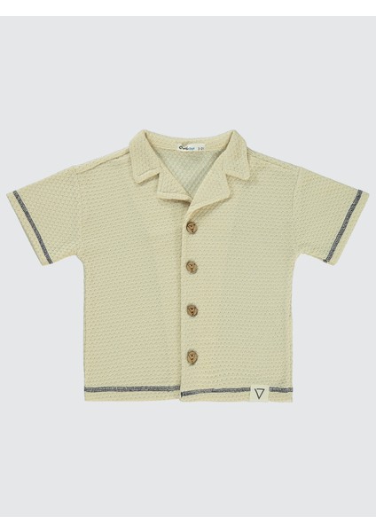 Erkek Çocuk Gömlek 2-5 Yaş Ekru