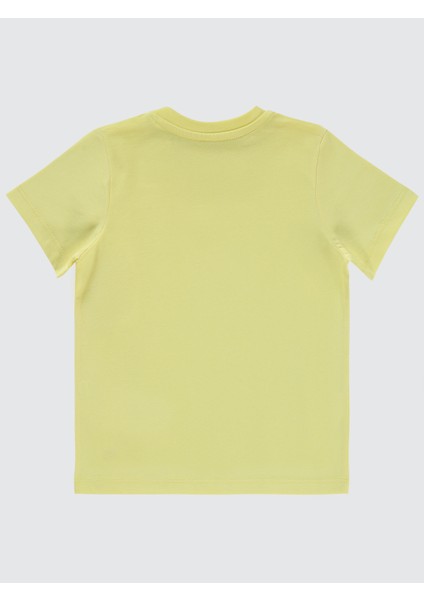 Erkek Çocuk Tişört 2-5 Yaş Açık Sarı fiyatları