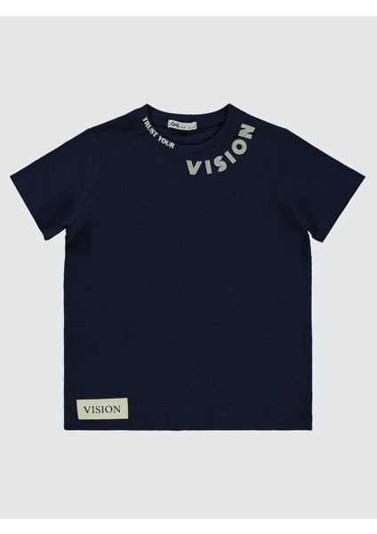 Erkek Çocuk Tişört 10-13 Yaş Lacivert