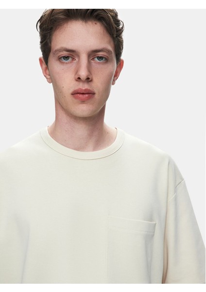 Erkek Loose Bej T-shırt fırsatları