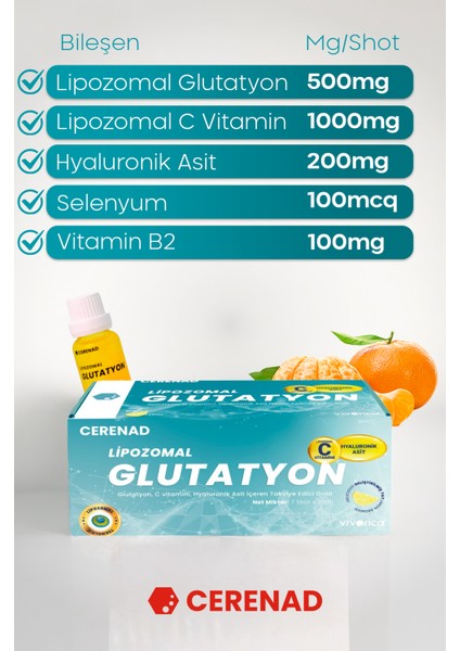 Glutatyon 3'lü (21 Shot)