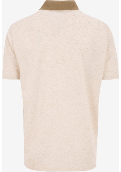Bej Melanj Erkek Relaxed Melanj Polo T-Shirt J5SM-TST7324 fiyatları