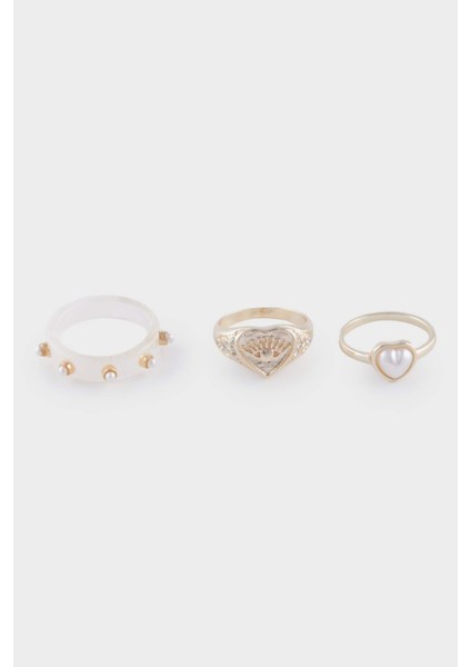 Kadın 3'lü Gold Yüzük E3049AXNS fiyatları