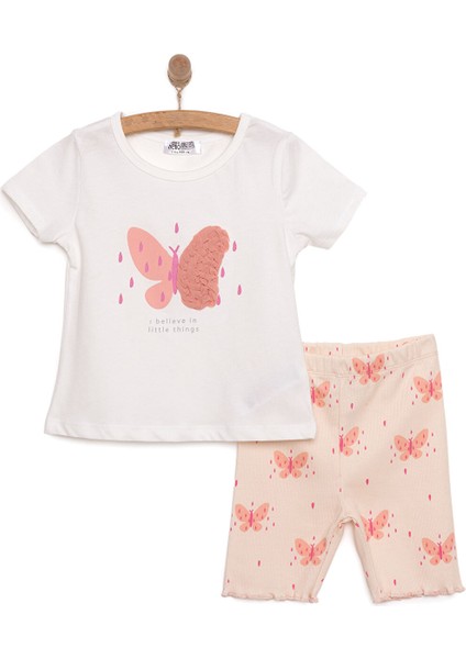 Motto Girl Kız Tshirt-Tayt Kız Bebek