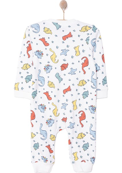 Erkek Fermuarlı Uzun Kol Dinazor Desenli Patiksiz Tulum fiyatları