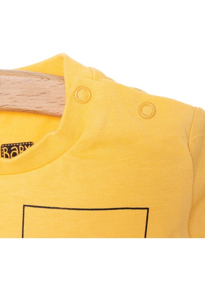 Basic Erkek Iş Makinesi Baskılı T-Shirt Erkek Bebek