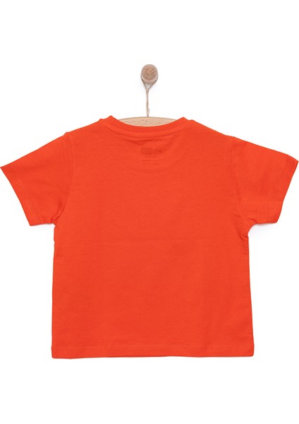 Basic Erkek Tatil ve Zürafa Baskılı T-Shirt Erkek Bebek