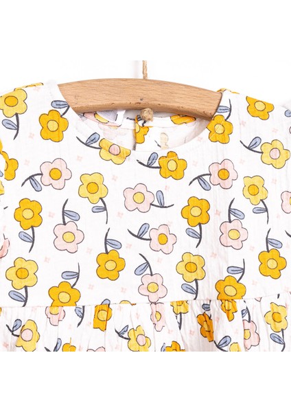 Flowers Kız Tshirt-Şort Kız Bebek