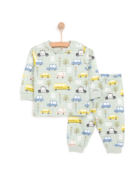 Erkek Uzun Kol Pijama Takımı Erkek Bebek