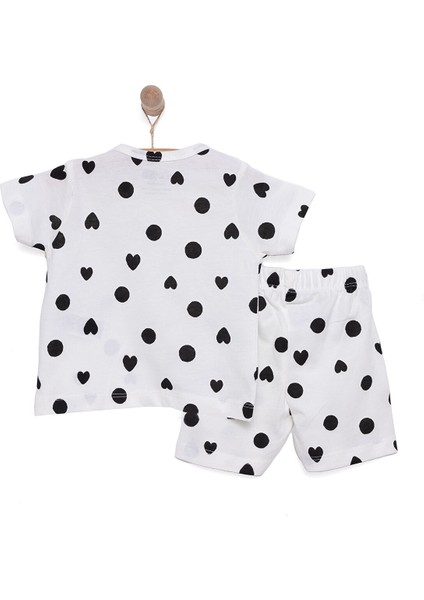 Kız Puantiyeli Kısa Kol Pijama Takımı fiyatları