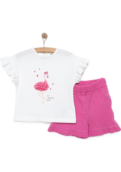 Little Blooms Kız Tshirt-Şort Kız Bebek