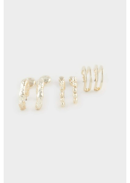 Kadın 6'lı Gold Küpe E3064AXNS
