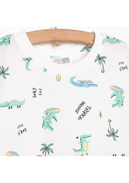 Crocodile Erkek Tshirt-Şort Erkek Bebek