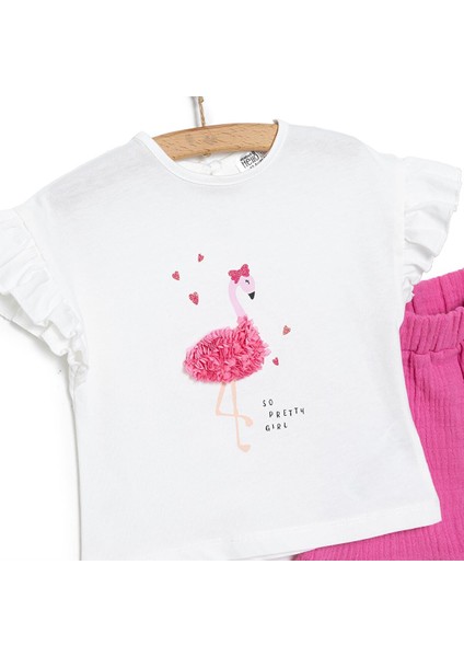 Little Blooms Kız Tshirt-Şort Kız Bebek