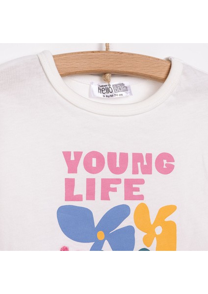Motto Girl Tshirt-Şort