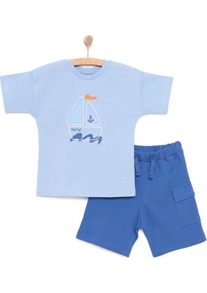 Little Sailor Erkek Tshirt-Şort Erkek Bebek