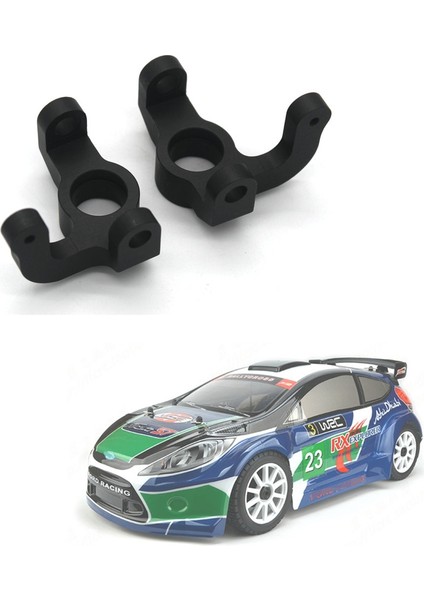 Metal Ön Direksiyon Blokları Direksiyon Mafsalı 1/7 King Motor Km Rc Ralli Araba Yükseltme Parçaları Aksesuarları, 2 (Yurt Dışından)