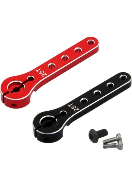 56MM 25 T Metal Servo Kol Uzatma Servo Boynuz 1/10 Rc Paletli Araba Tekne Futaba Hsp Wltoys Eksenel SCX10 Traxxas Parçaları, 2 (Yurt Dışından)