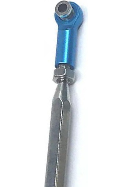 Metal Ayarlanabilir Direksiyon Bağlantı Servo Bağlantı Çekme Çubuğu Gerdirme Mn D90 D99 Mn-90 Fj-45 1/12 Rc Araba Paletli, Siyah (Yurt Dışından)