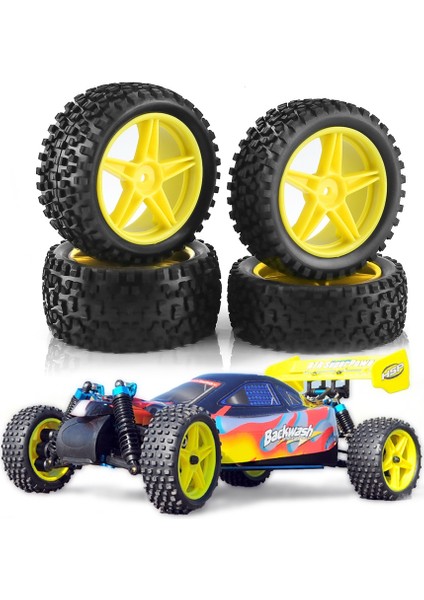4 Adet 87MM Lastik Jant Lastiği Wltoys 144001 144010 124007 124017 Tamiya TT02B Hsp 1/10 1/12 1/14 Rc Araba Off Road Buggy,2 (Yurt Dışından)
