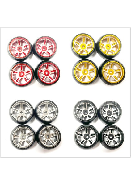 Sert Plastik Sürüklenme Lastikleri Lastik Metal Jant Wltoys 284131 K969 K989 Kyosho Mini-Z 1/28 Rc Araba Yükseltme Parçaları, C (Yurt Dışından)