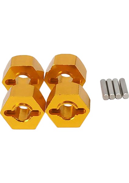 4 Adet K949-12 12MM Altıgen Tekerlek Koltuk Adaptörü Wltoys K949 10428-A Dört Tekerlekli Tırmanma Araba Rc Araba Parçaları Sarı (Yurt Dışından)