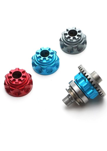Traxxas Trx4 1/10 Rc Paletli Araba Yükseltme Parçaları Aksesuarları Için Metal Diferansiyel Durumda Diferansiyel Durumda, Mavi (Yurt Dışından)