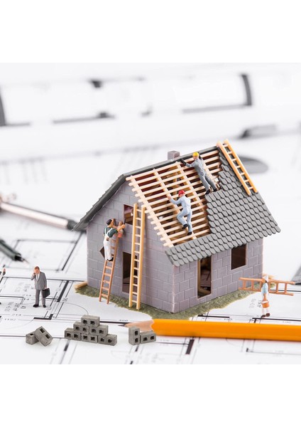60 Paket Kül Blokları 1/12 Ölçekli Mini Tuğlalar Beton Minyatür Tuğlalar Minik Peyzaj Dollhouse Aksesuarları (Yurt Dışından)