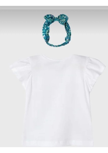 Kız Çocuk Saç Tokalı Tişört 3089 fiyatları