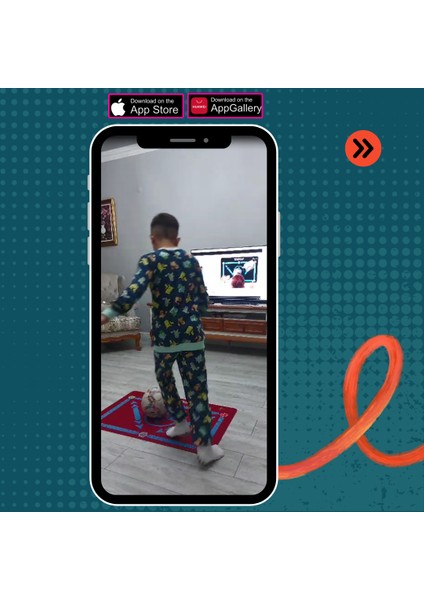 Teknikmat Futbol Mati Bordo Mavi - 120 Pro Eğitim Videosu Ömür Boyu - Kaydirmaz Çorap - Futbol Mati Hediyeli