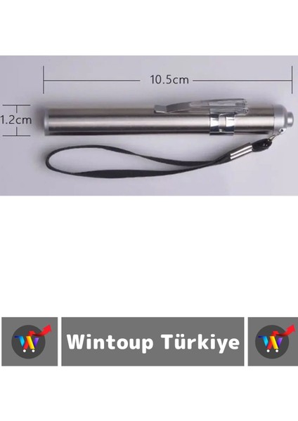 Kompakt Kamp Avcı Balıkçı Deprem Enerji Tasarruflu Beyaz Işık Pilli Sert Plastik Mini El Feneri