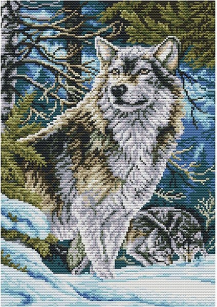 Wolf - Damgalı ve Sayılı Kitler Öş 14CT 2股印布 Çapraz Ş (Yurt Dışından) indirimleri